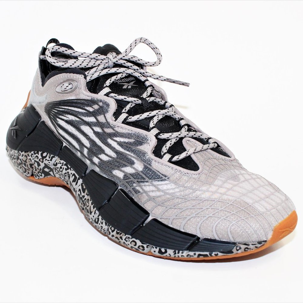 Reebok Zig Kinetica II "Grey/Black" Women's Running Shoe Sz. 9